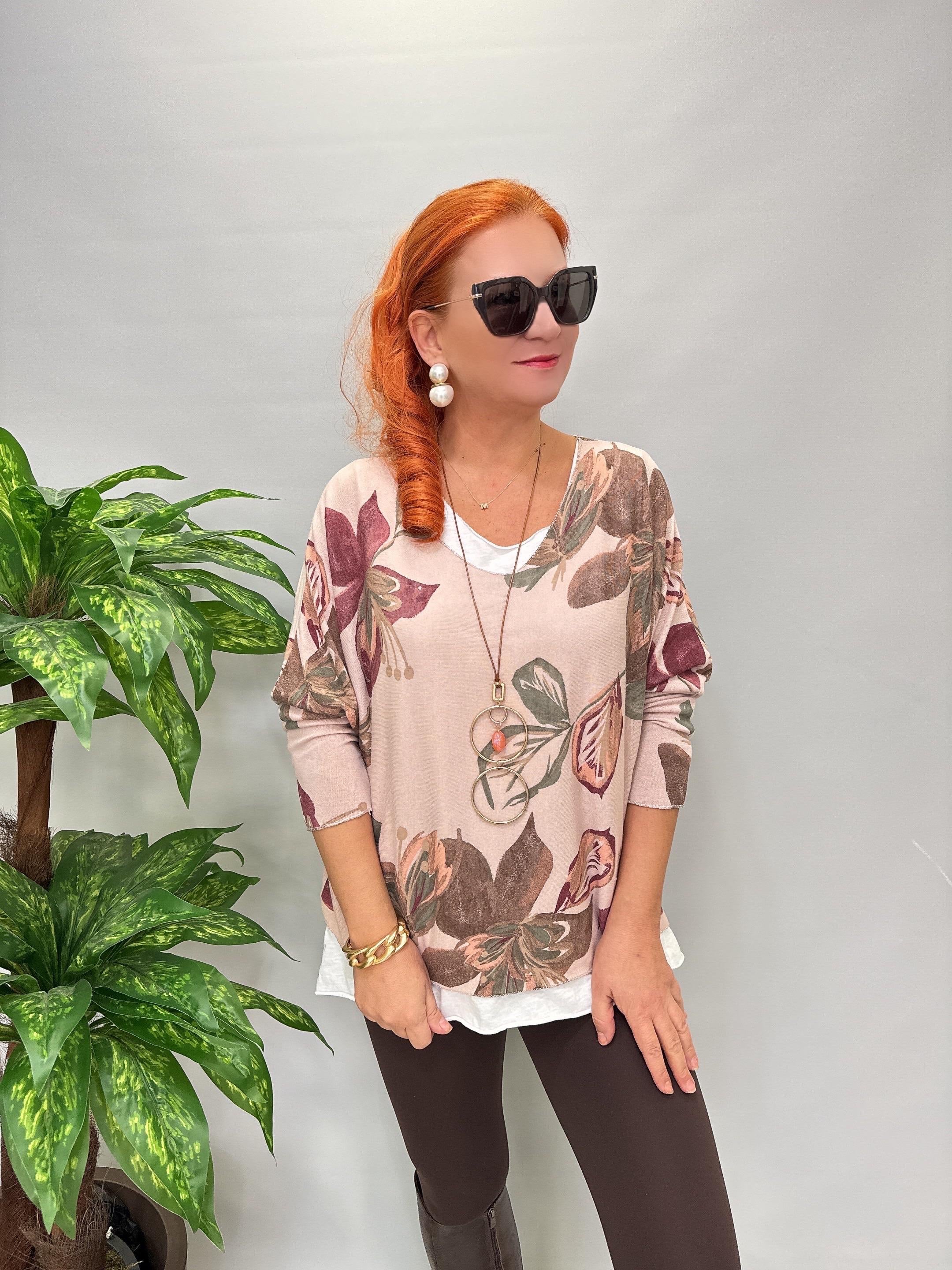 8522 Italyan Bluz (KOLYE HEDİYELİ)