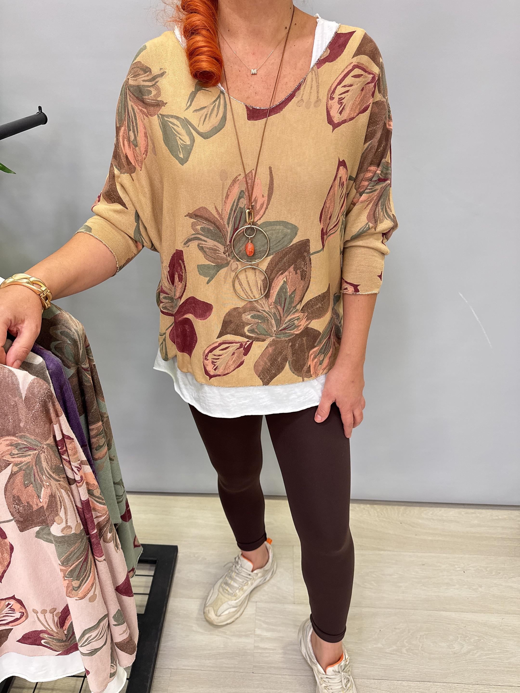 8522 Italyan Bluz (KOLYE HEDİYELİ)