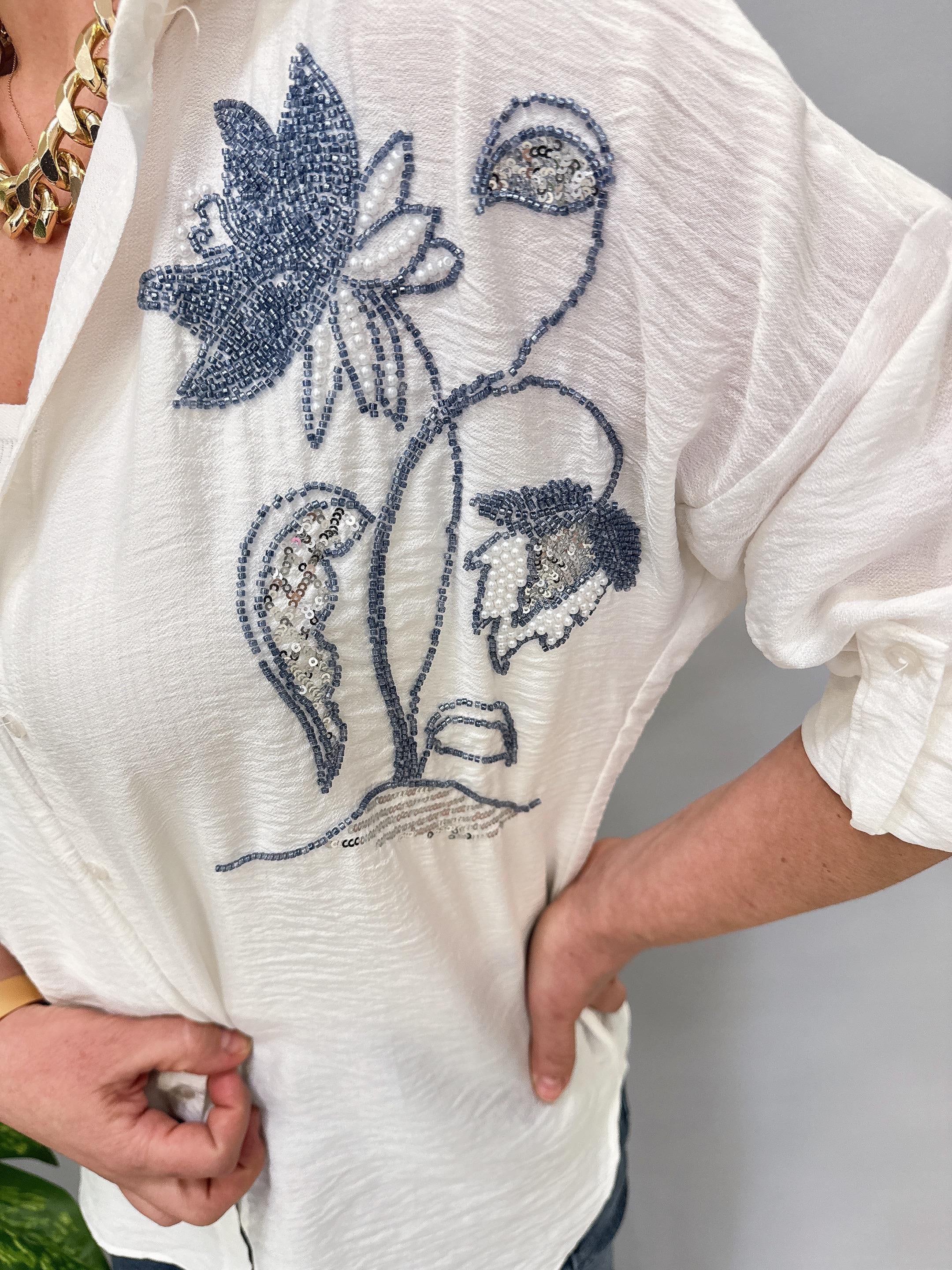 8860 AEROBİN GÖMLEK EKRU