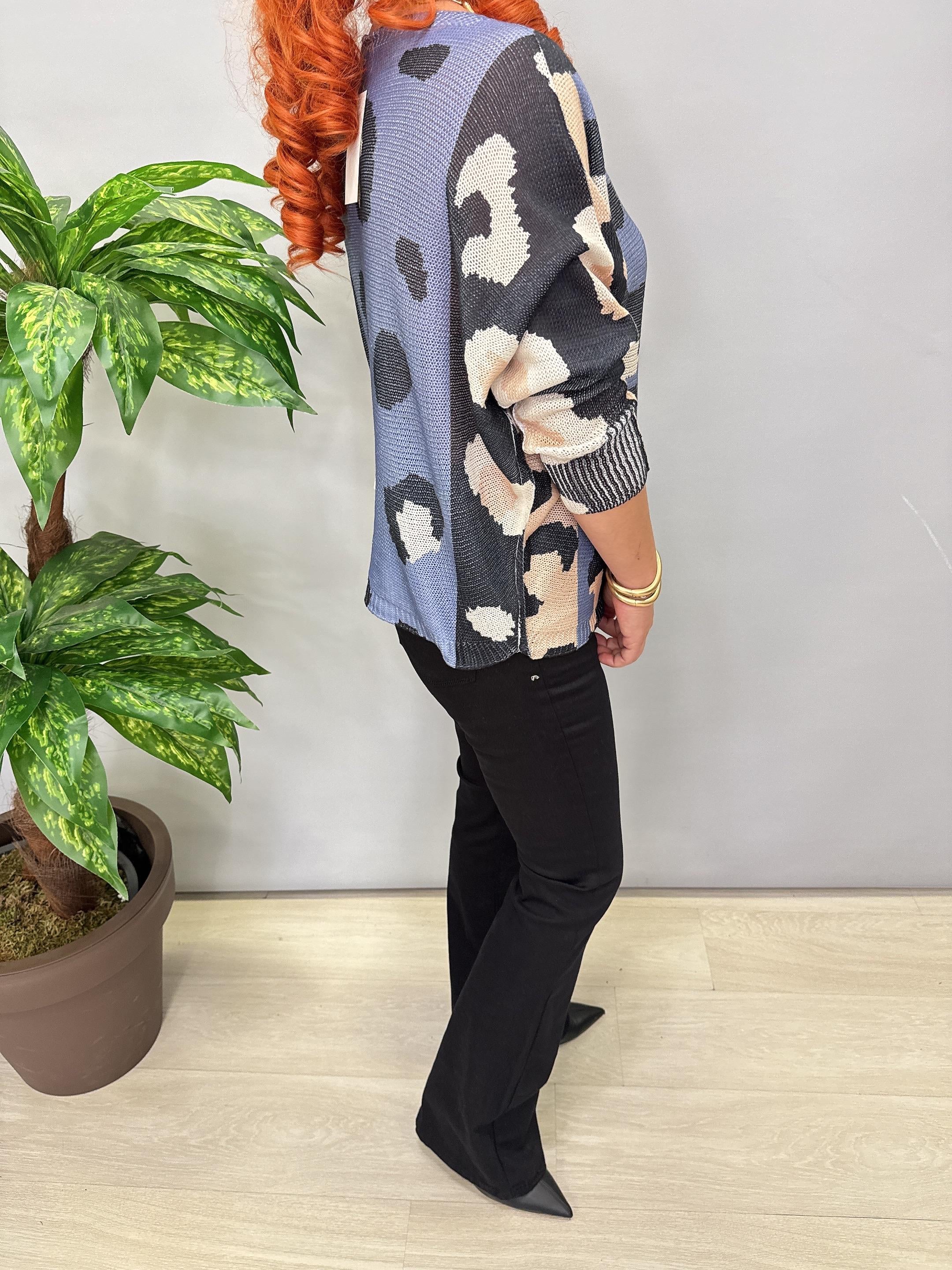 9554 Dijital Baskı Merserize bluz 2