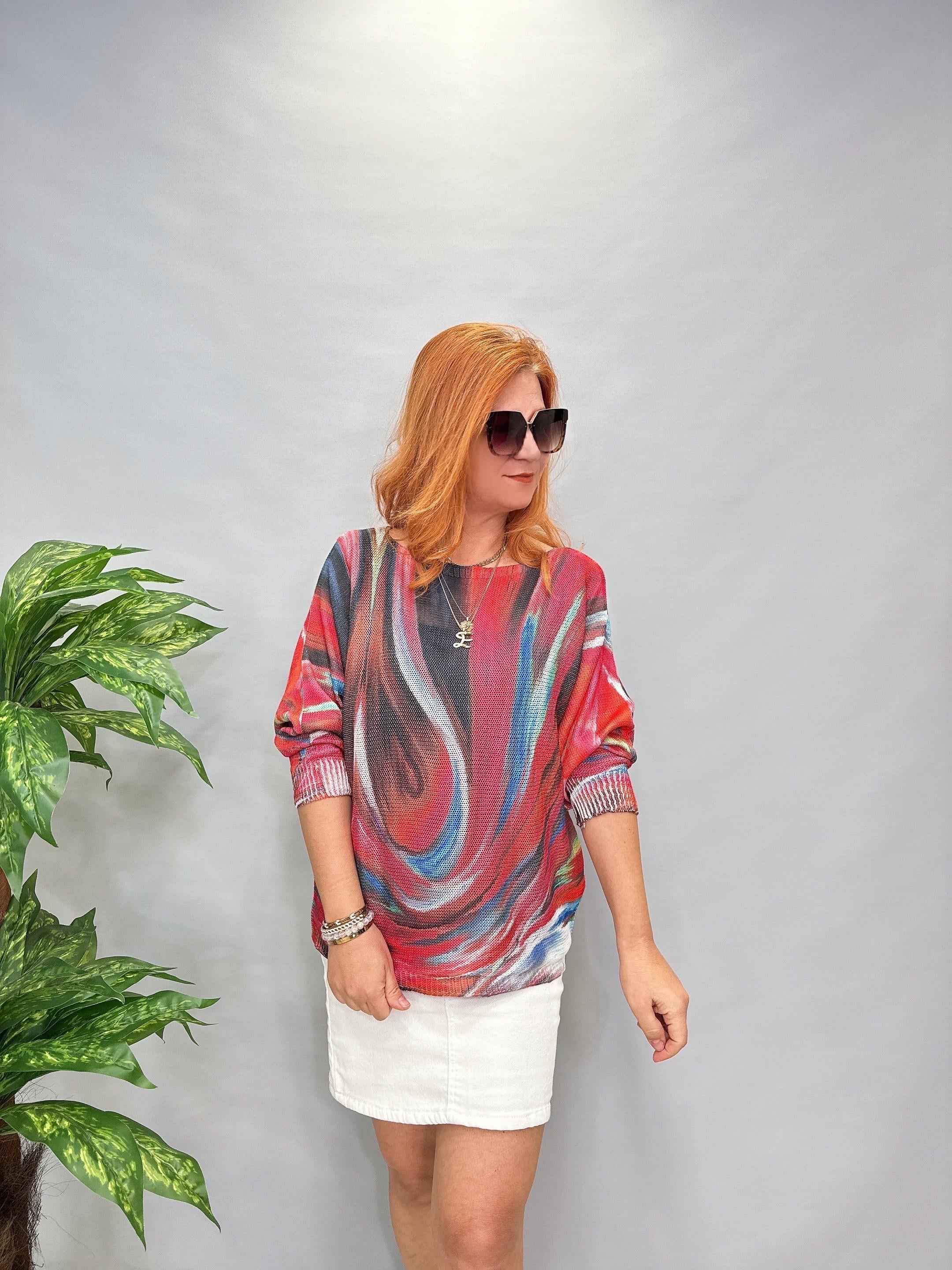 MNS 2522 İTALYAN EBRULİ MERSERİZE  KIRMIZI