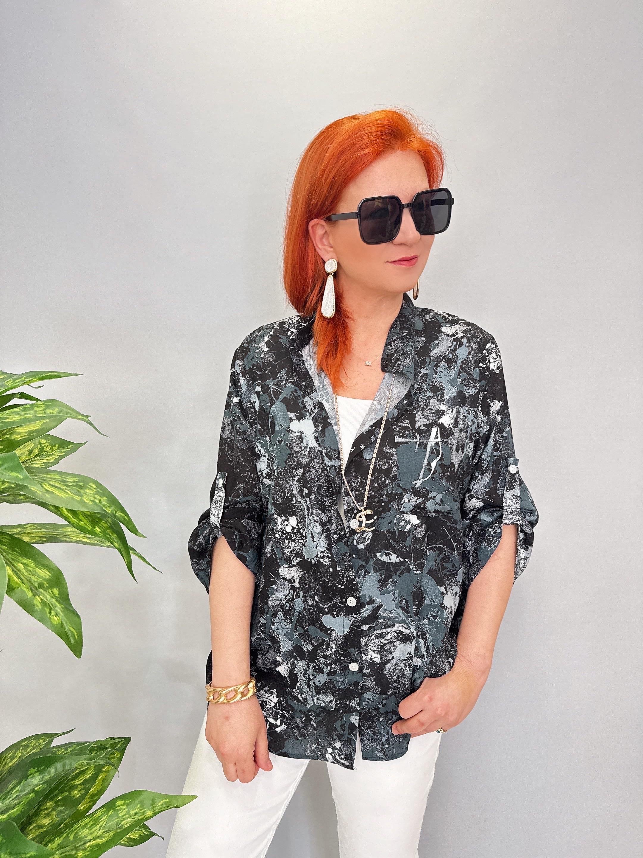 MNS 8790 PAMUKLU VİSKON GÖMLEK