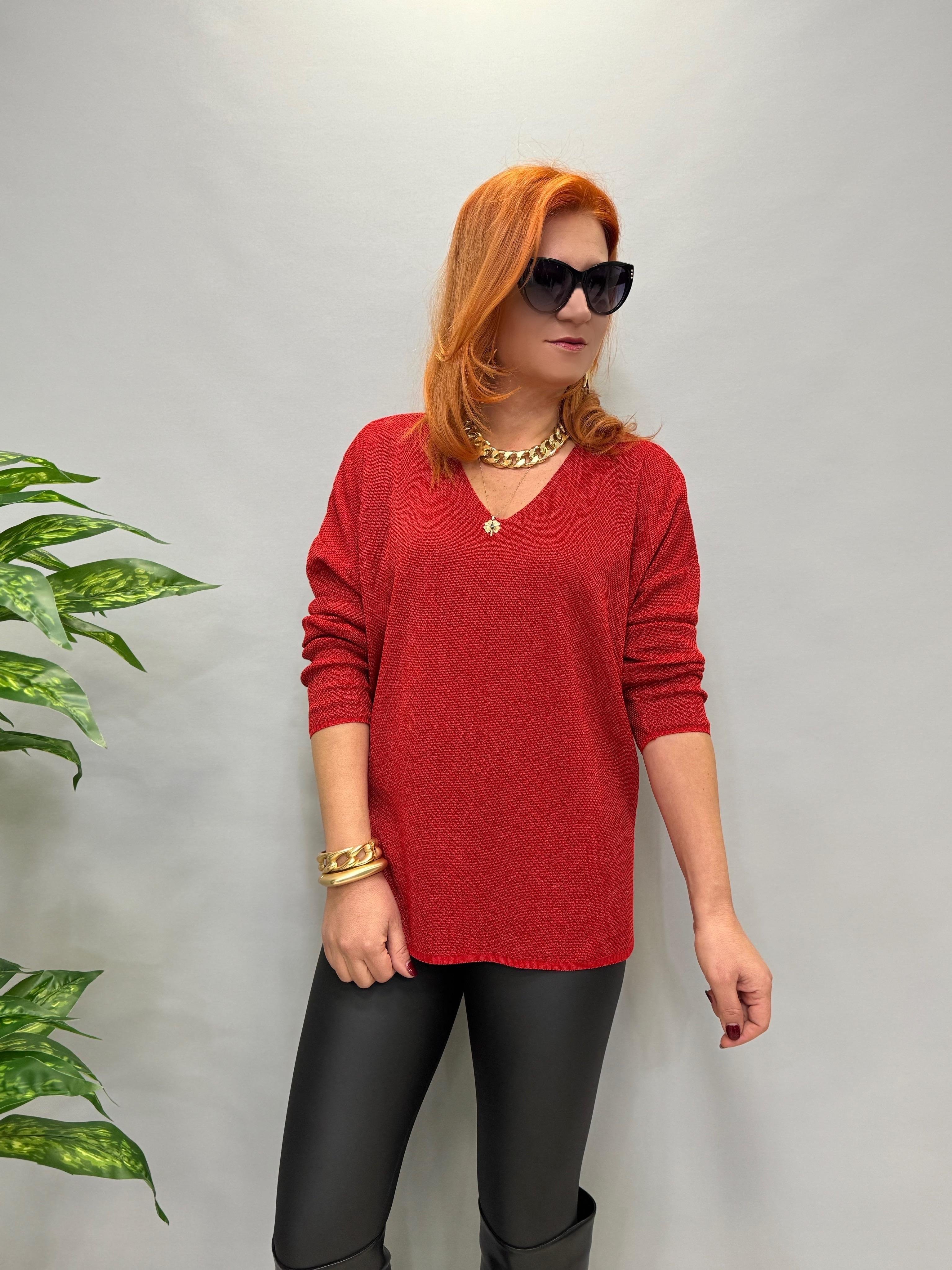 YNY 3540 LİKRALI SİMLİ TRİKO KIRMIZI 