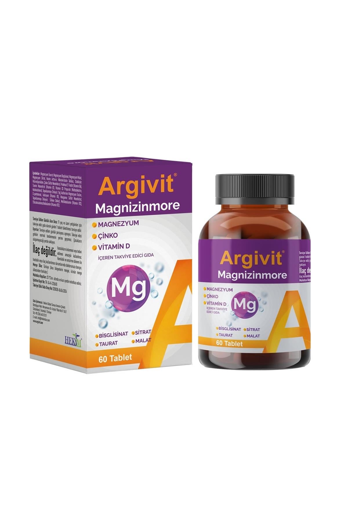 ArgivitArgivit Magnizinmore 60 Tablet8682408684109