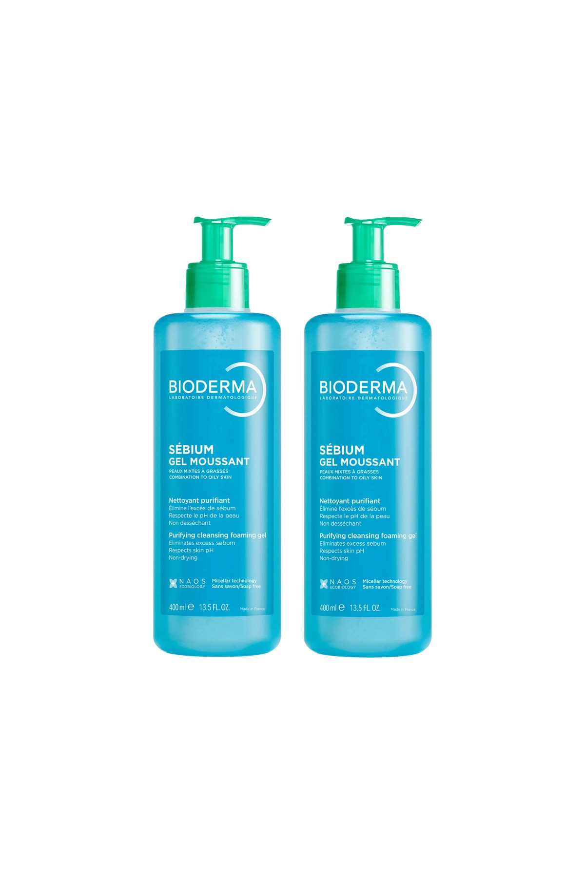 BİODERMABioderma Sebium Foaming Gel Karma, Yağlı Ve Eğilimli Ciltler İçin Yüz Temizleme Jeli 400 ml X23701129814710