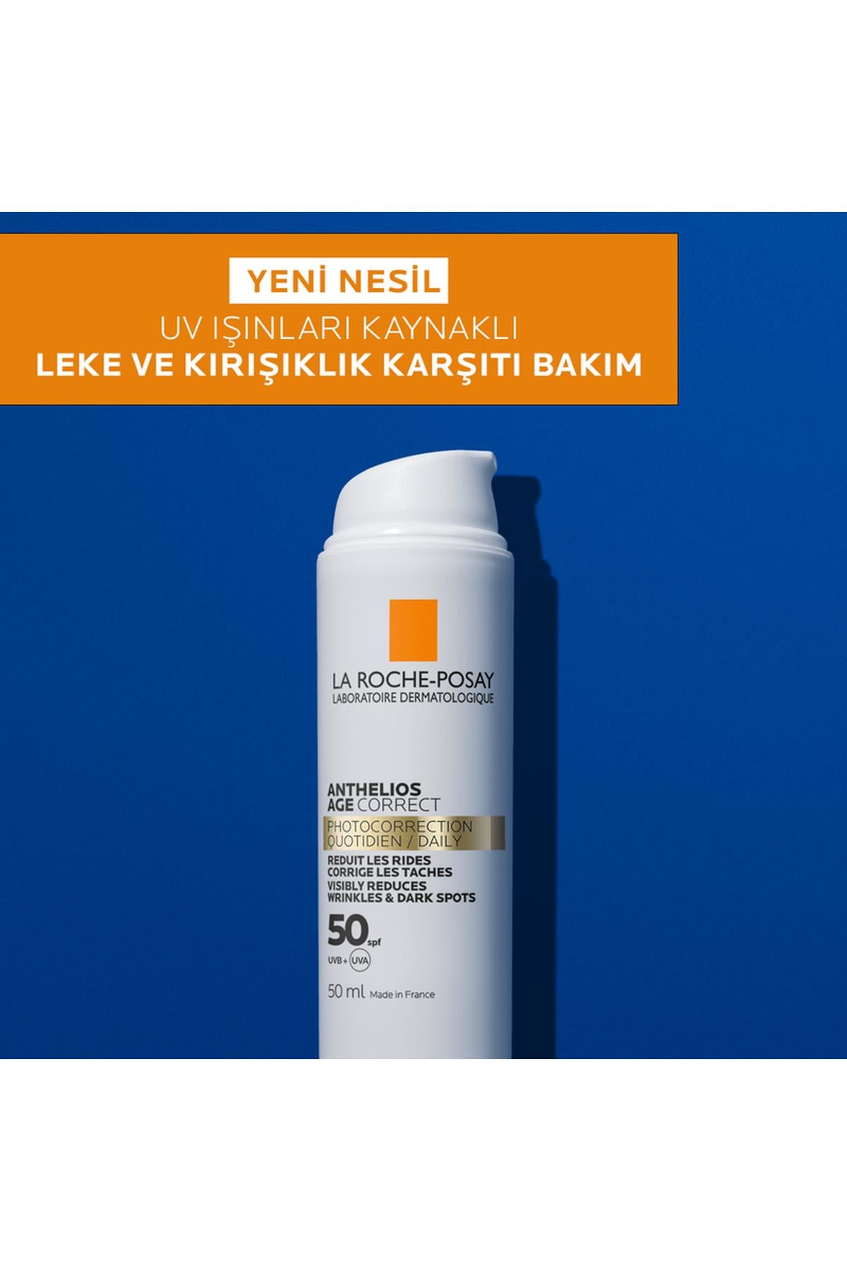 LA ROCHE POSAYLa Roche Posay Anthelios Age Correct SPF50+ Yaşlanma Karşıtı Yüz Güneş Kremi 50 ml3337875761031