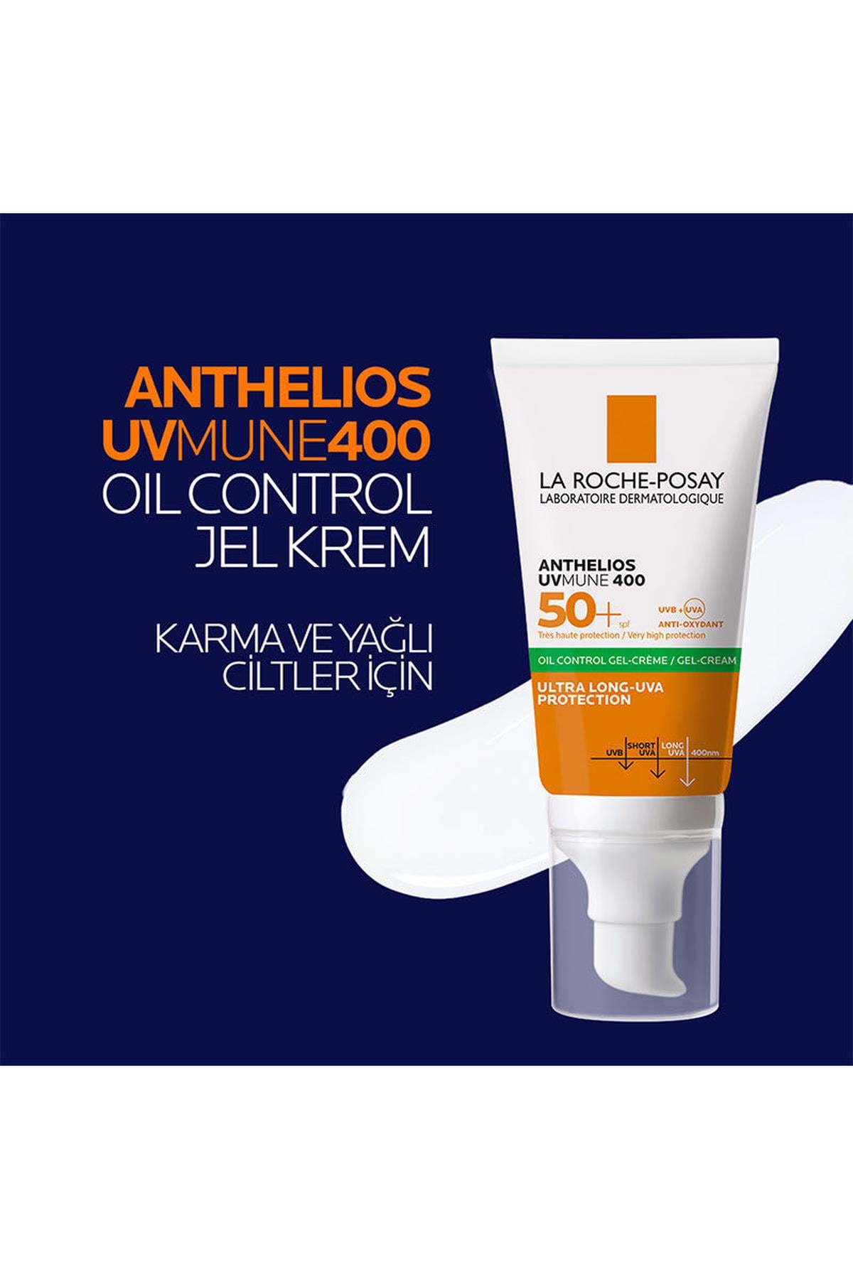 LA ROCHE POSAYLa Roche Posay Anthelios Uvmune 400 Oil Control Gel-Cream Spf 50+ Güneş Kremi3337875546430