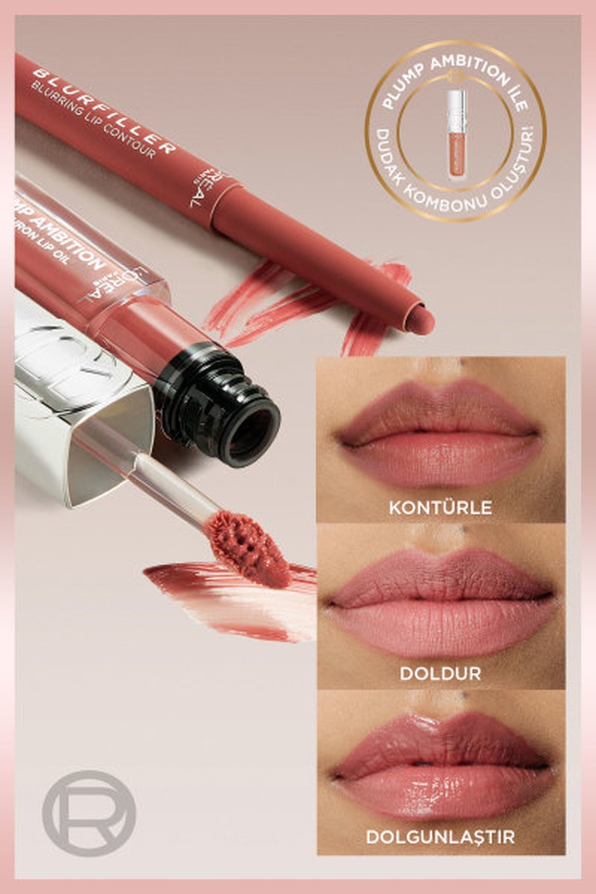 Loreal ParisLoreal Paris Blurfiller Dudak Kontür Kalemi 530 Bordeaux Bisous3600524253608