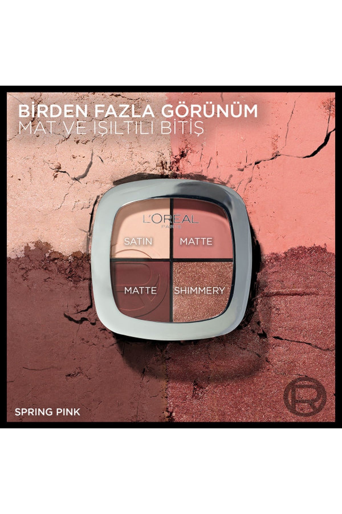 Loreal ParisLoreal Paris Eye & Cheek Quad Dörtlü Far ve Yanak Paleti 01 Spring Pinks3600524253318