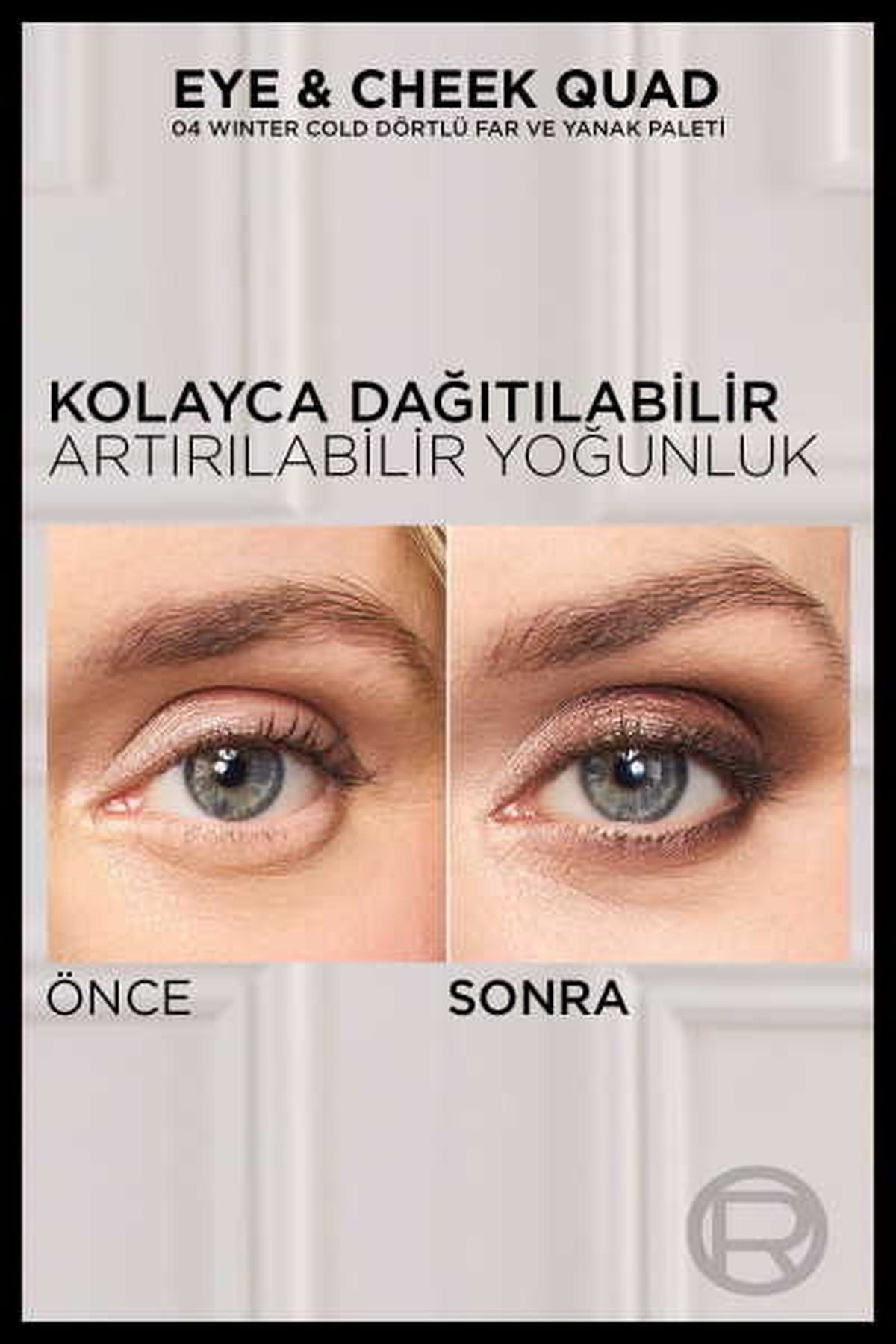 Loreal ParisLoreal Paris Eye & Cheek Quad Dörtlü Far ve Yanak Paleti 04 Winter Cold3600524253349