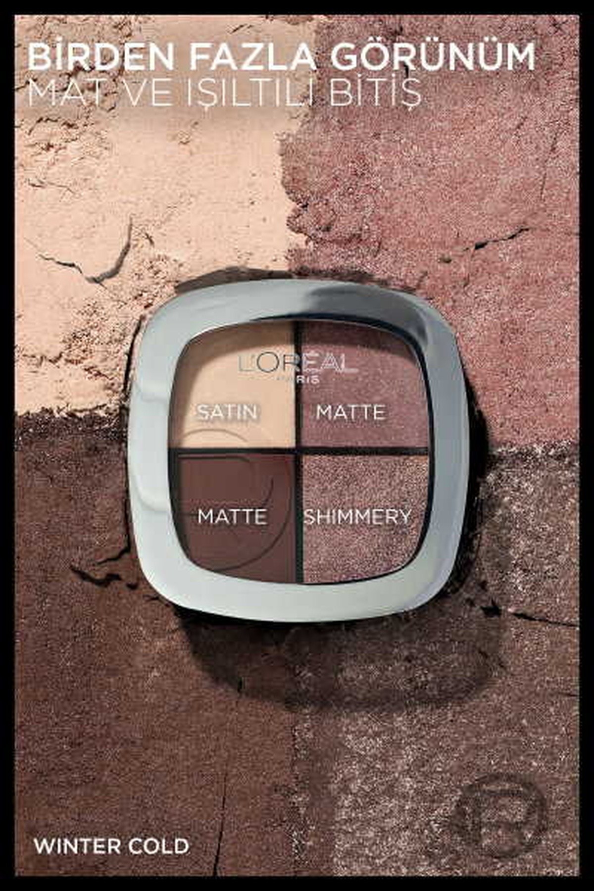 Loreal ParisLoreal Paris Eye & Cheek Quad Dörtlü Far ve Yanak Paleti 04 Winter Cold3600524253349
