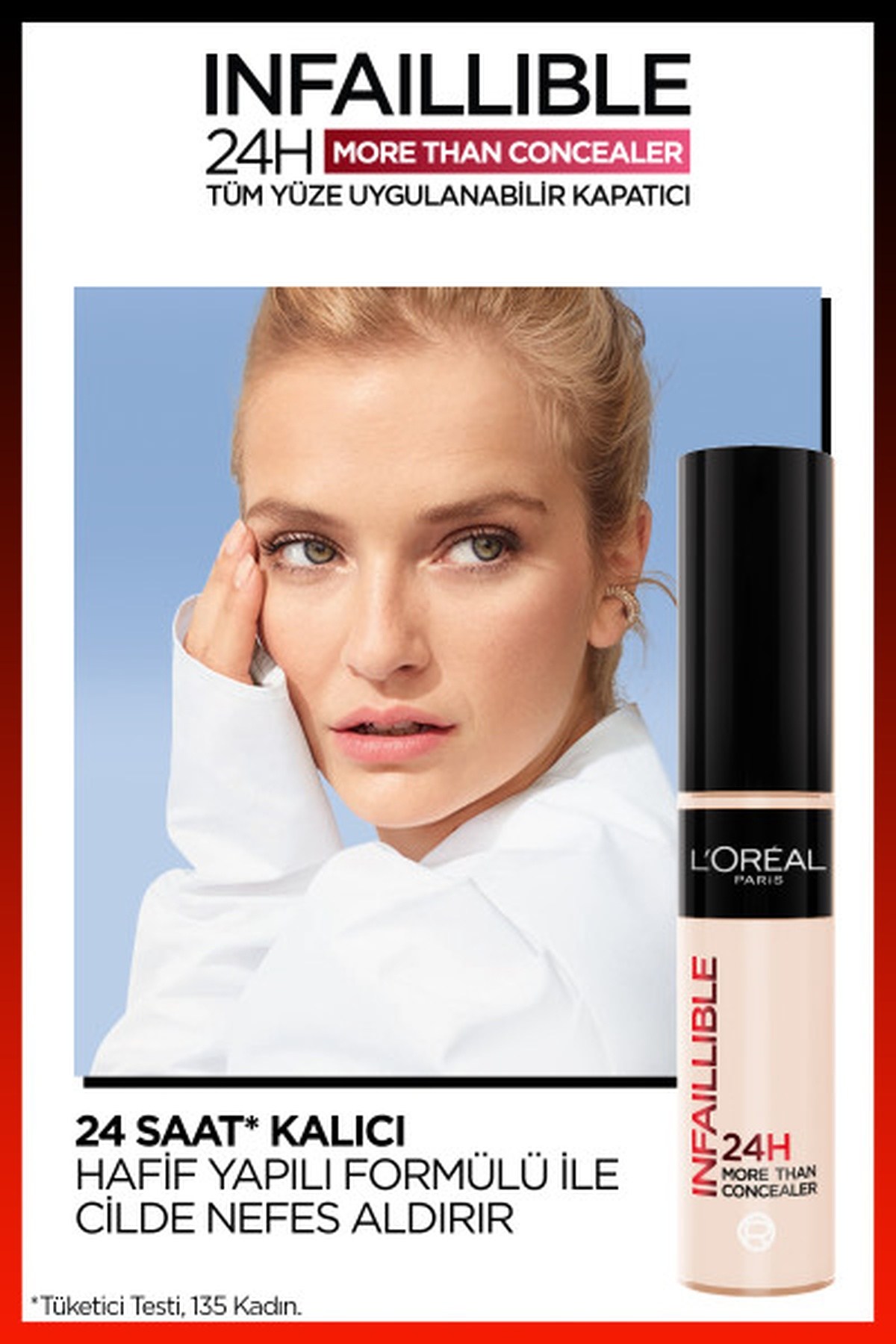 Loreal ParisLoreal Paris Infaillible 24H Tüm Yüze Uygulanabilir Kapatıcı 330 Pecan30173651