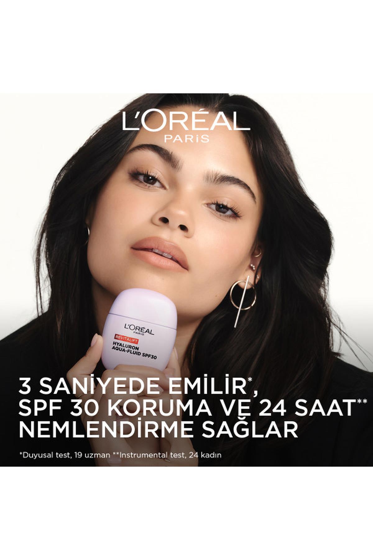 Loreal ParisLoreal Paris Revitalift Hyaluronik Asit İçeren Dolgunlaştırıcı Etkili SPF30 Korumalı Nemlendirici Yüz Kremi 40ml3600524244583