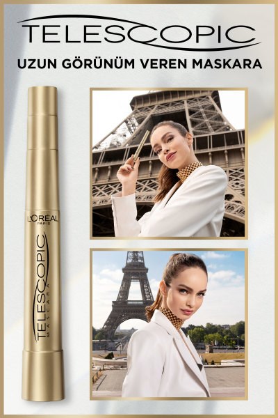 Loreal ParisLoreal Paris Telescopic Maskara Siyah3600520881799