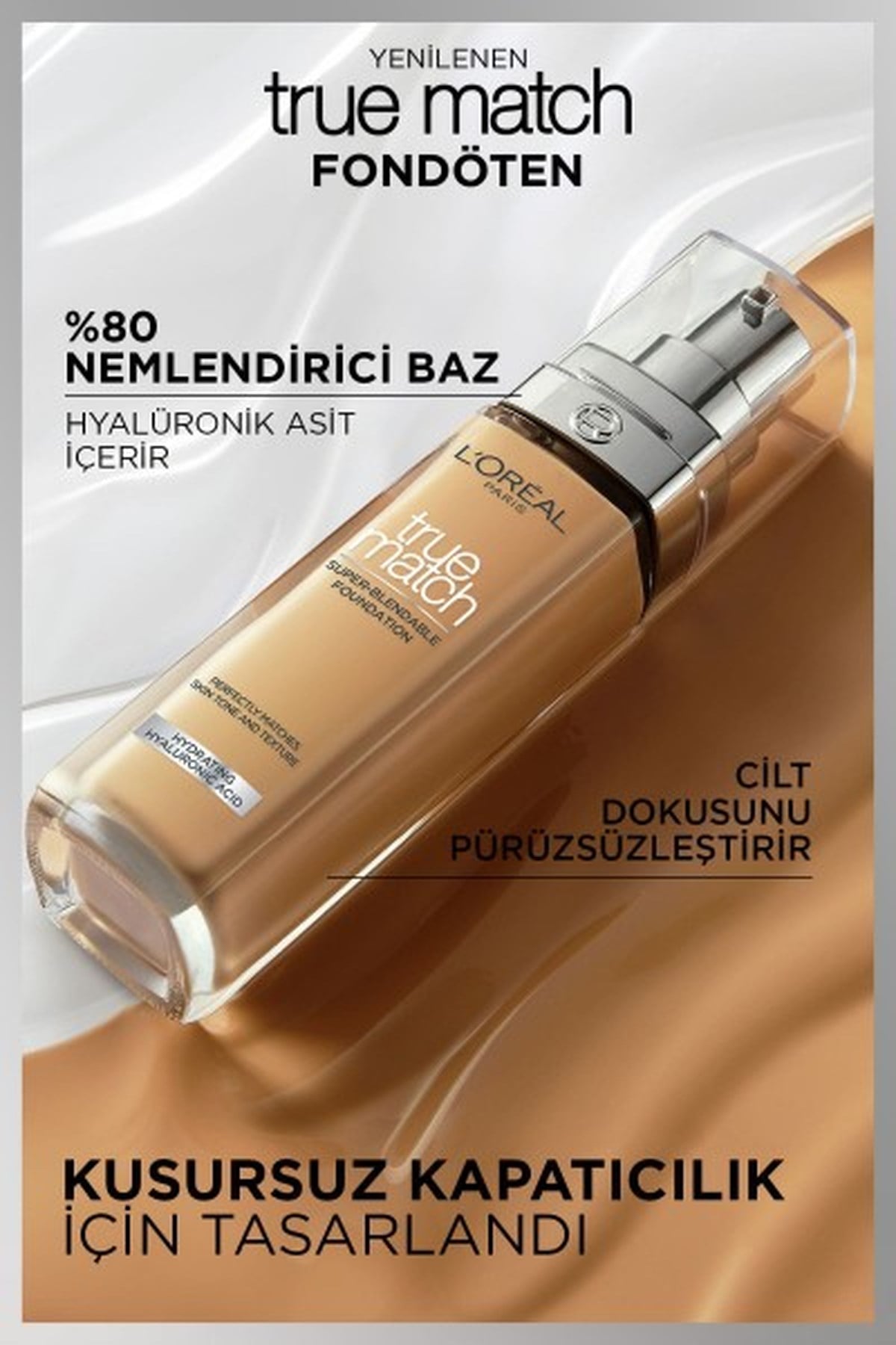 Loreal ParisLoreal Paris True Match Bakım Yapan Fondöten 5.5D/5.5W Sıcak Alt Ton3600523635689
