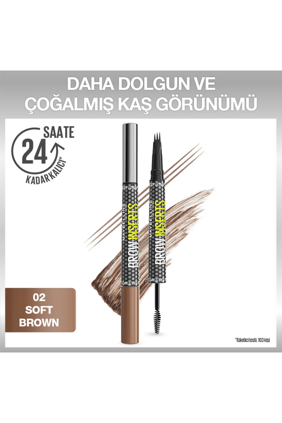 Maybelline New YorkMaybelline New York Brow Insert Çift Uçlu Kaş Kalemi 023600531720926