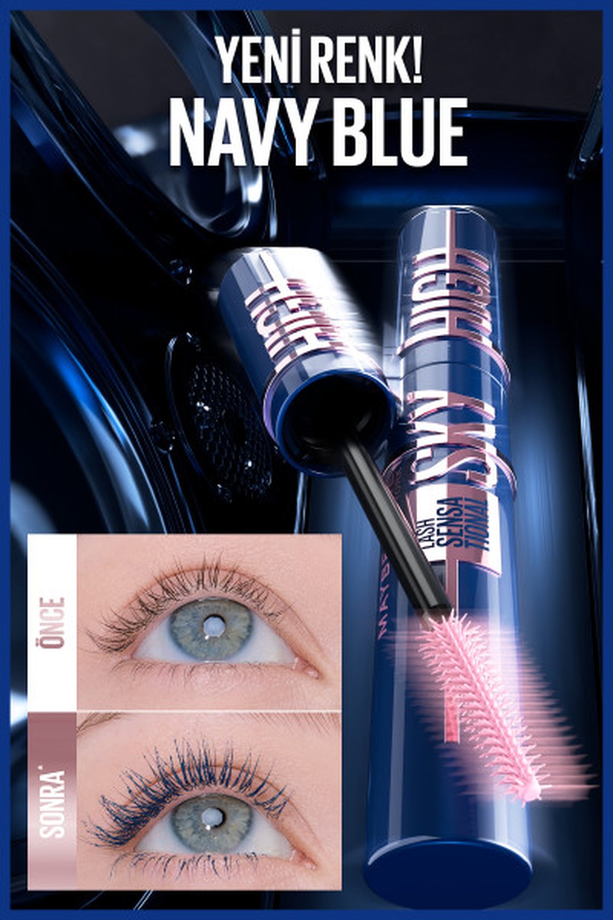 Maybelline New YorkMaybelline New York Lash Sensational Sky High Maskara Navy Blue Mavi Maskara30197411