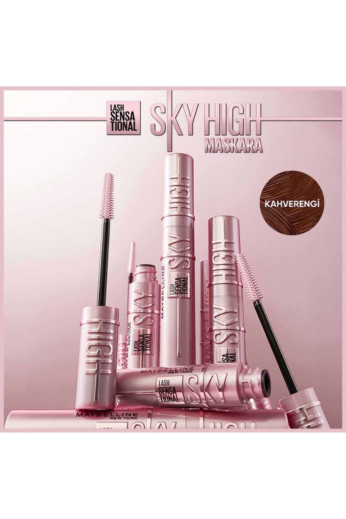Maybelline New YorkMaybelline New York Lash Sensational Sky High Kahverengi Maskara30147317