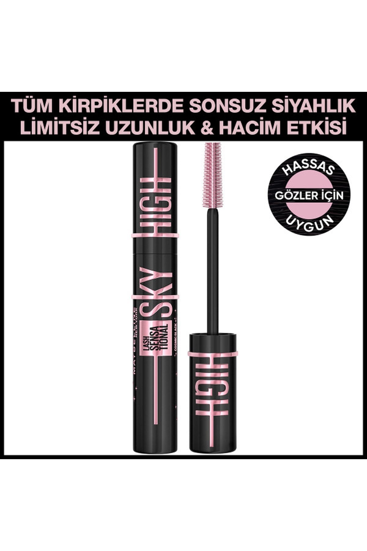 Maybelline New YorkMaybelline New York Lash Sensational Sky High Cosmic Black Maskara30152830