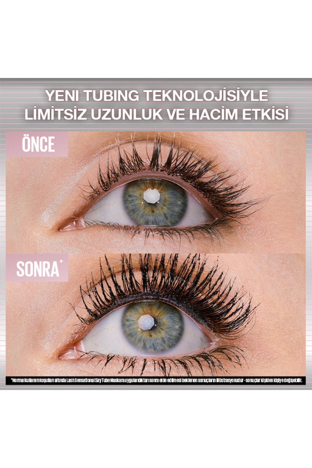 Maybelline New YorkMaybelline New York Lash Sensational Sky Tubes Siyah Tubing Maskara3600531721534