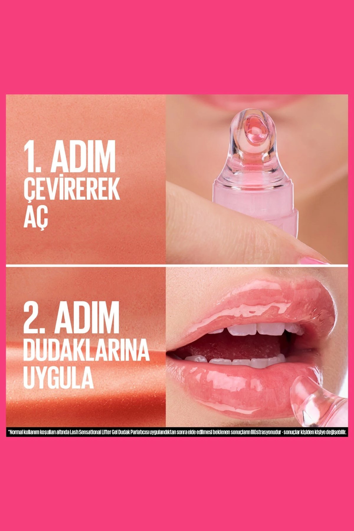 Maybelline New YorkMaybelline New York Lifter Gel Ekstra Parlak ve Nemlendirici Dudak Parlatıcısı 005 Melon Ade3600531721015