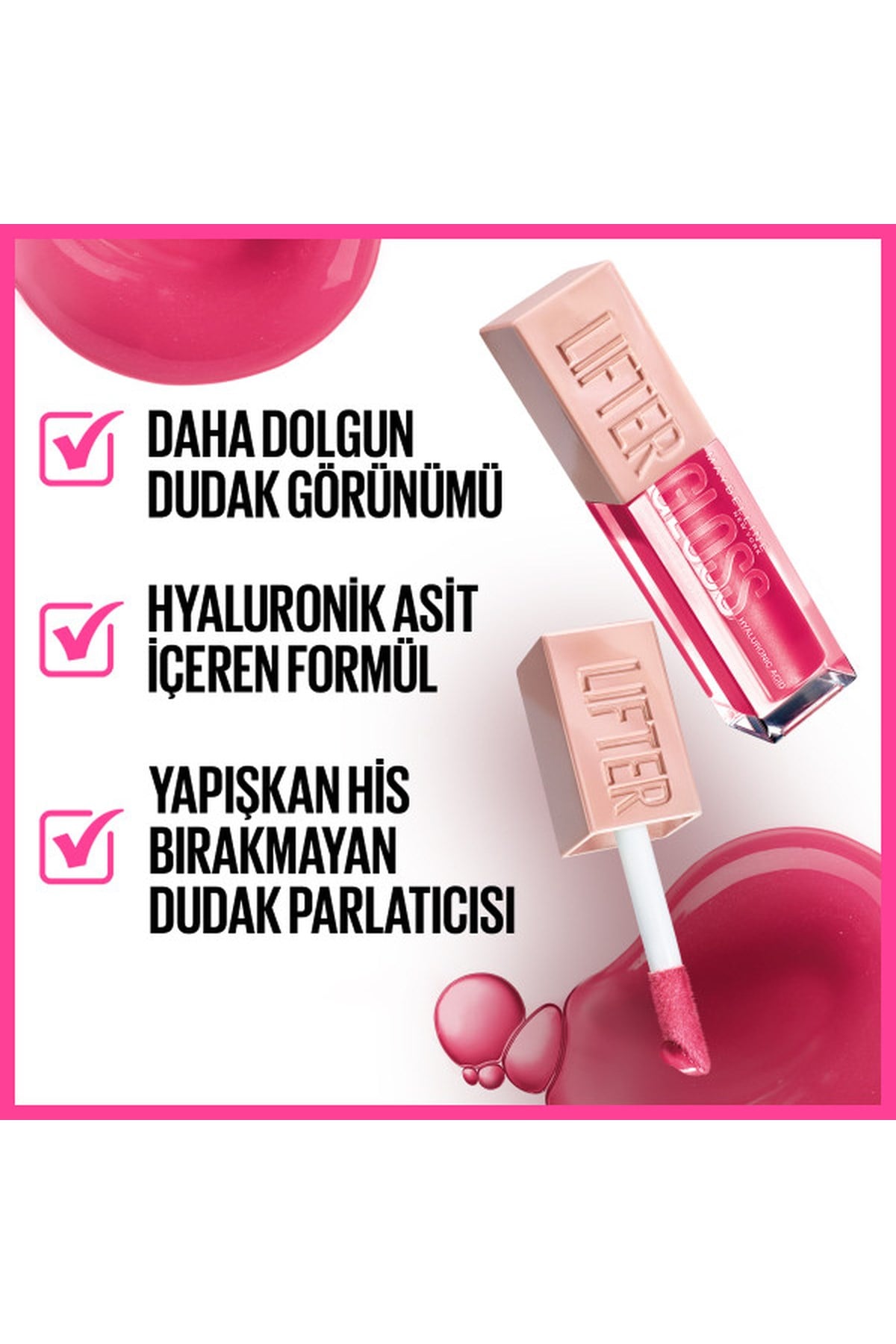 Maybelline New YorkMaybelline New York Lifter Gloss Nemlendirici Dudak Parlatıcısı 024 Bubblegum30152335