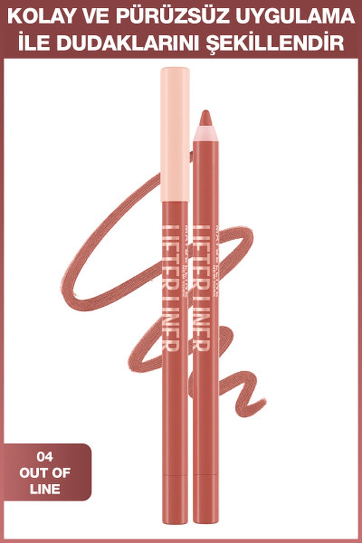 Maybelline New YorkMaybelline New York Lifter Liner Dudak Kalemi 04 Out of Line3600531692001