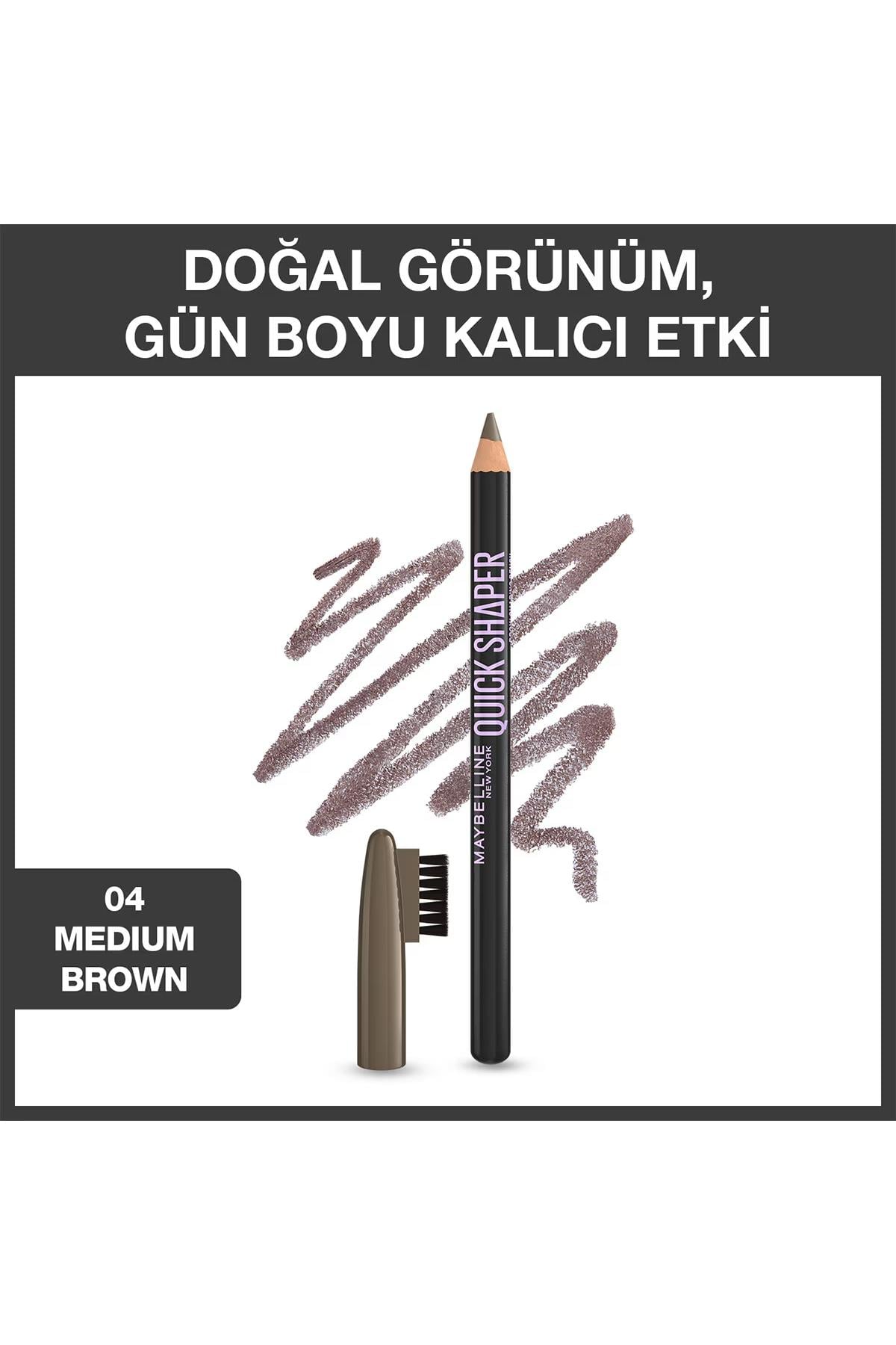 Maybelline New YorkMaybelline New York Quick Shaper Kaş Şekillendirici Kalem 04 Medium Brown3600531718329