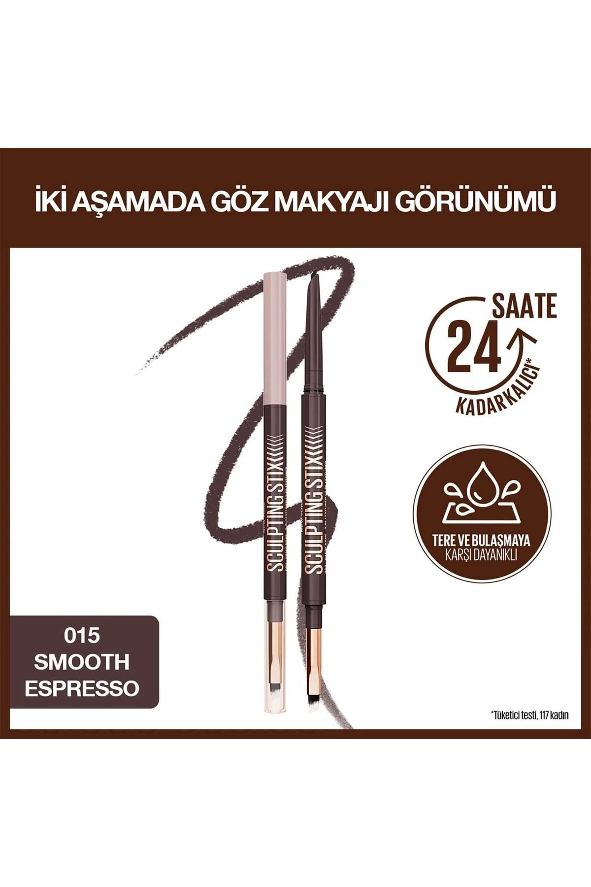 Maybelline New YorkMaybelline New York Sculpting Stix Çift Uçlu Göz Kalemi 015 Smooth Espresso3600531718398