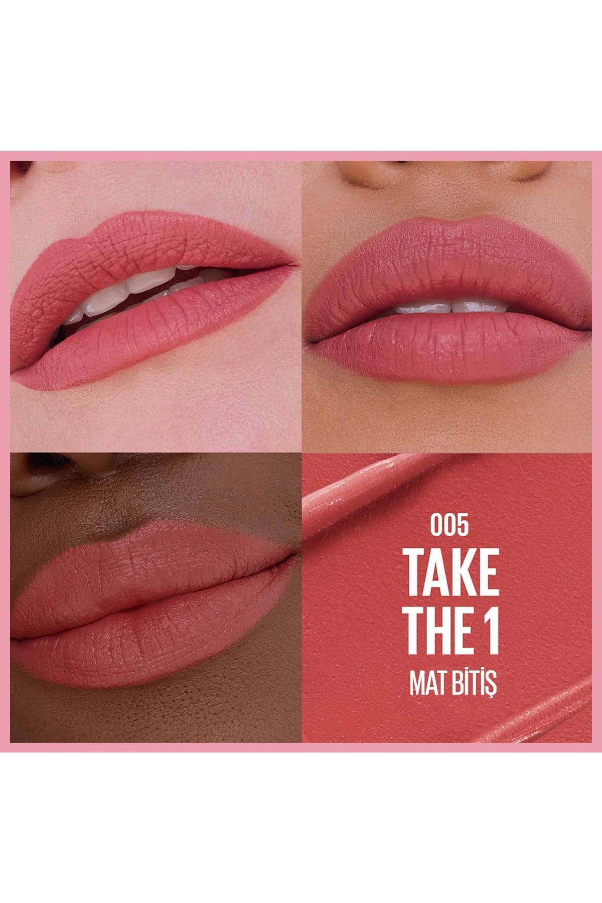 Maybelline New YorkMaybelline New York Serum Etkili Hyalüronik Asit ve Besleyici Yağ İçeren Ruj 005 Take the 130197176