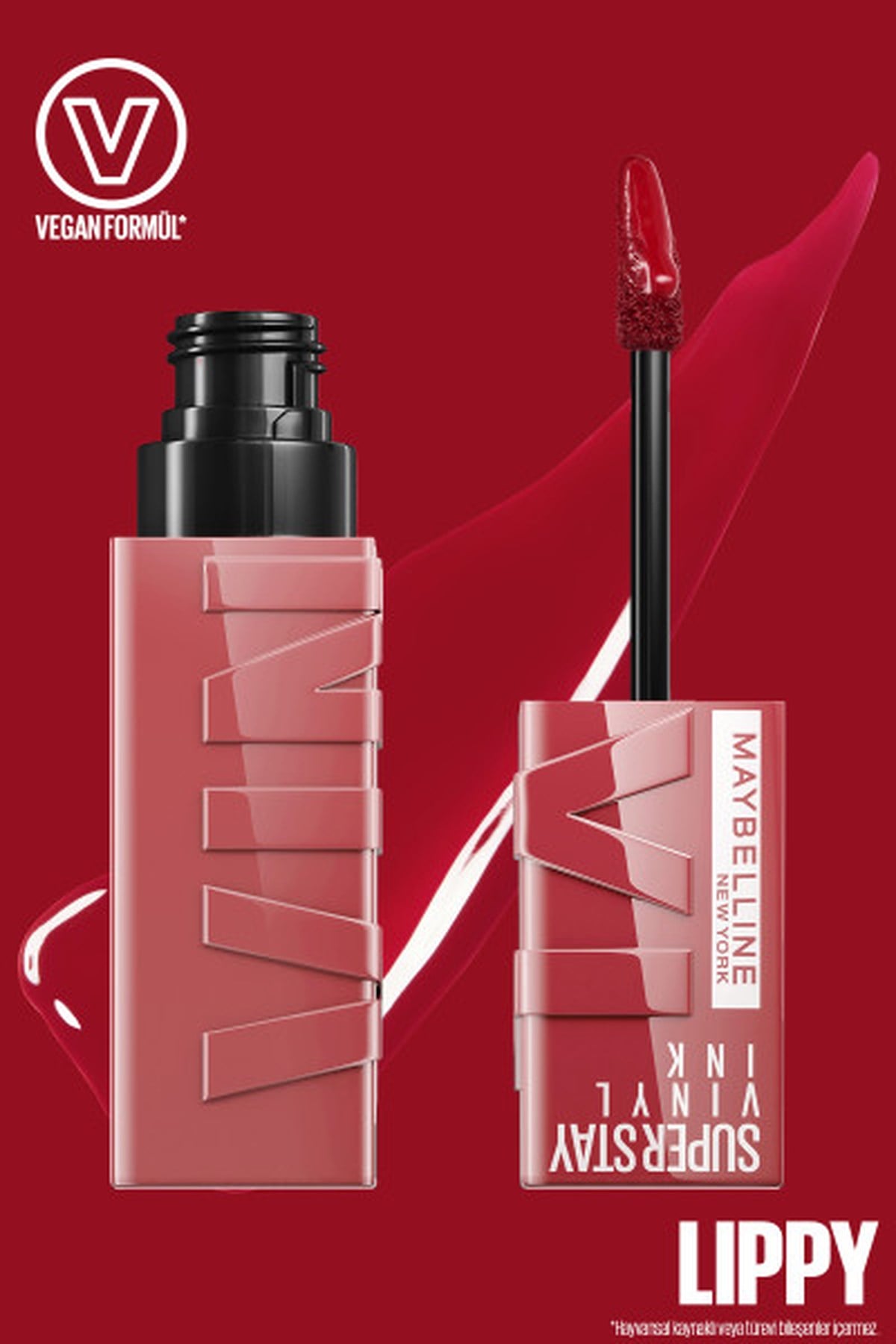 Maybelline New YorkMaybelline New York Super Stay Vinyl Ink Uzun Süre Kalıcı Likit Parlak Ruj 10 Lippy30145559