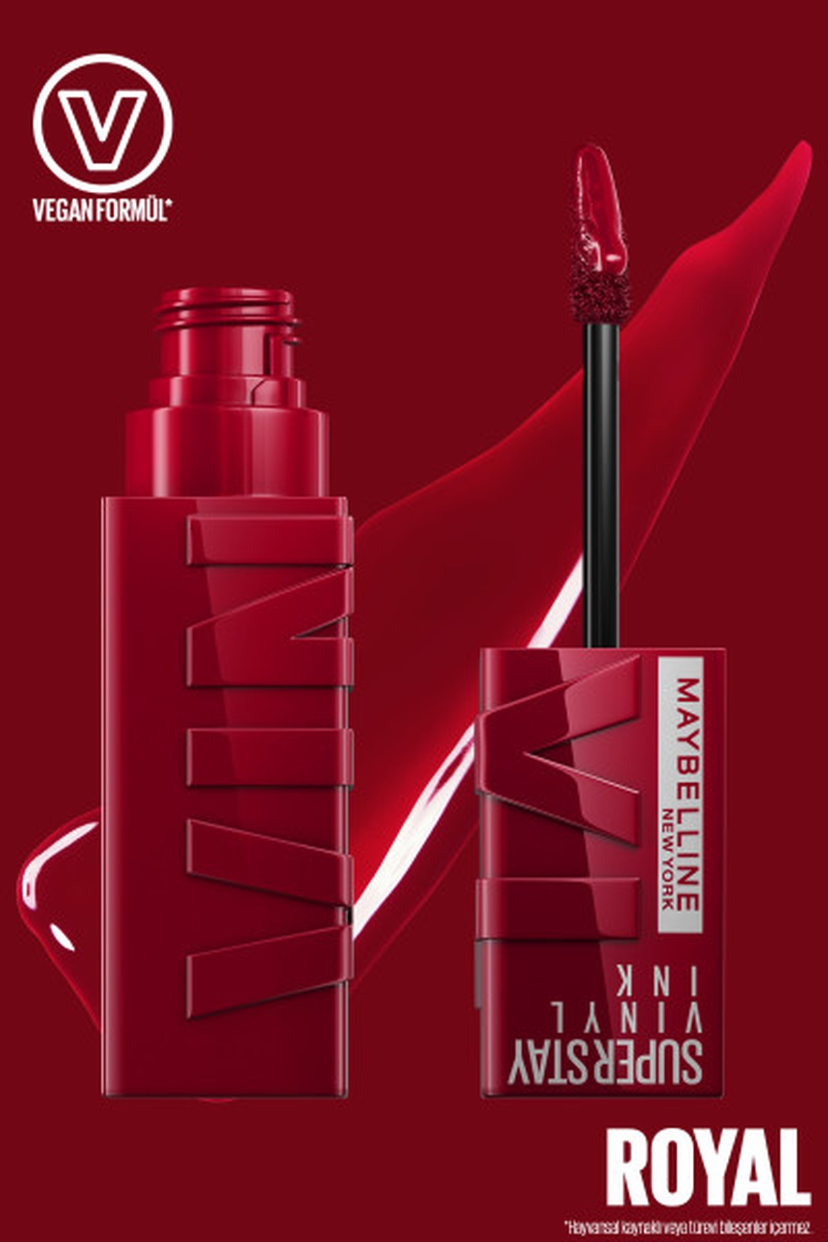 Maybelline New YorkMaybelline New York Super Stay Vinyl Ink Uzun Süre Kalıcı Likit Parlak Ruj 55 Royal30153226