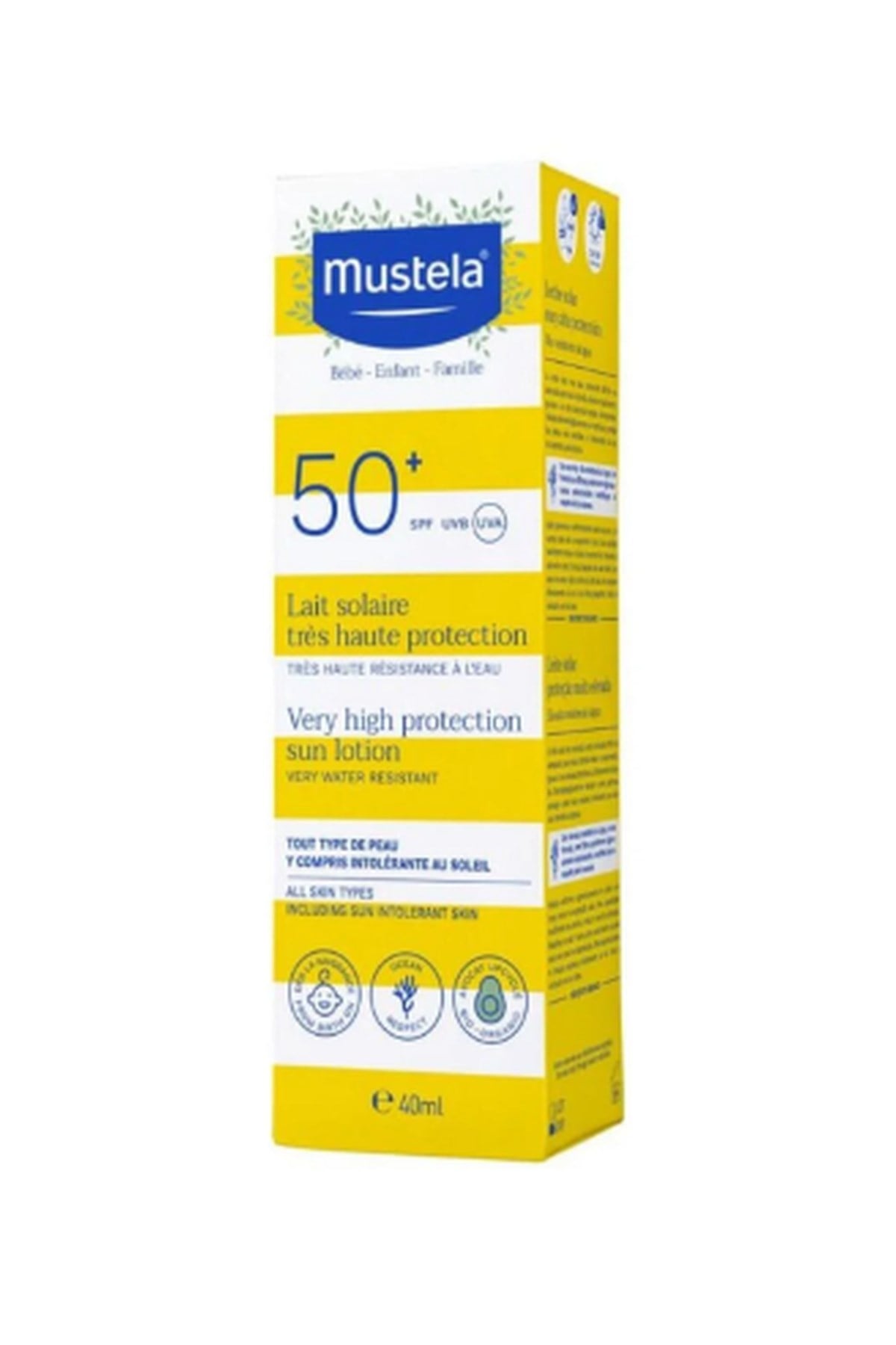 MUSTELAMustela Spf 50+ Güneş Losyonu Çok Yüksek Koruma 40 ml3504105036768