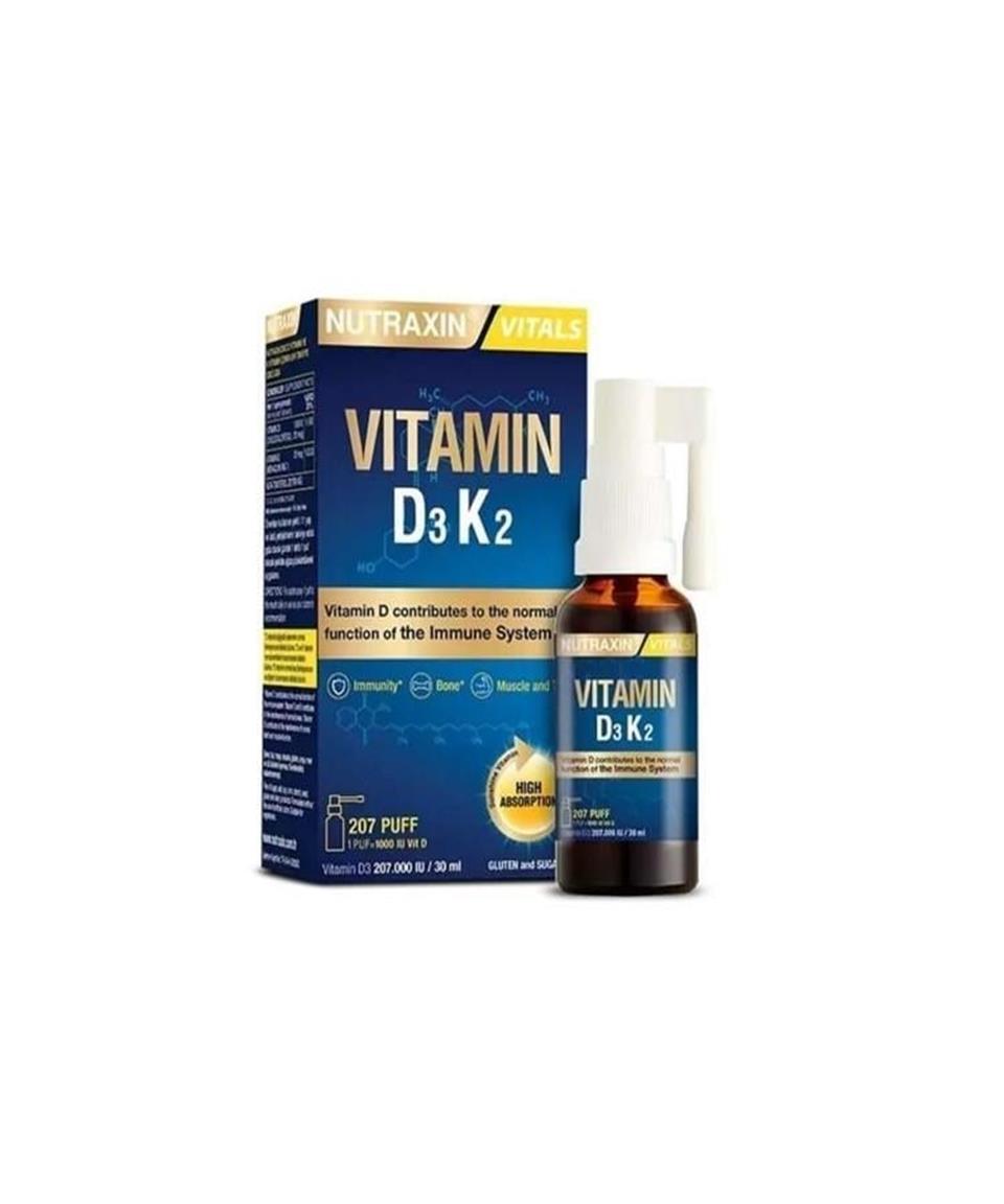 Nutraxin D3k2 Sprey 30 Ml - D3 K2 Sprey