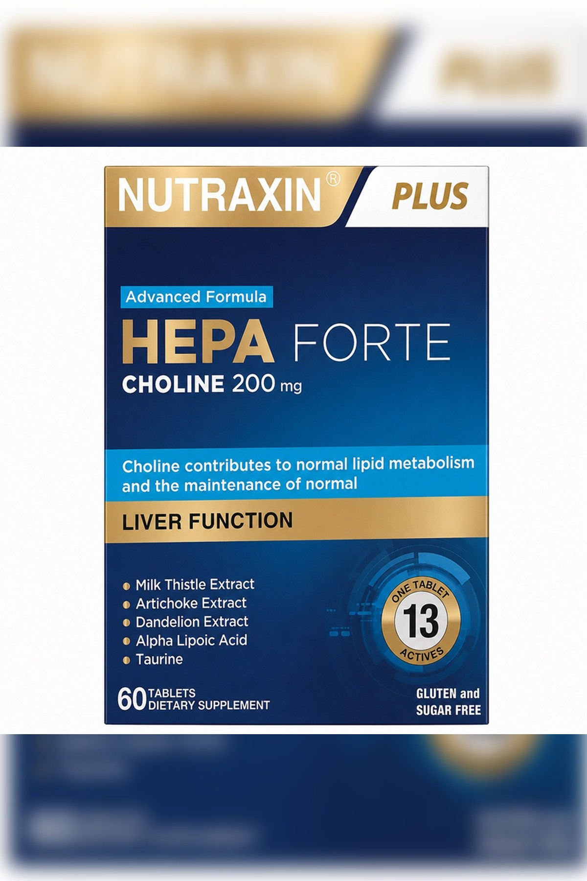 NUTRAXİNNutraxin Hepa Forte 60 Tablet8680512660842