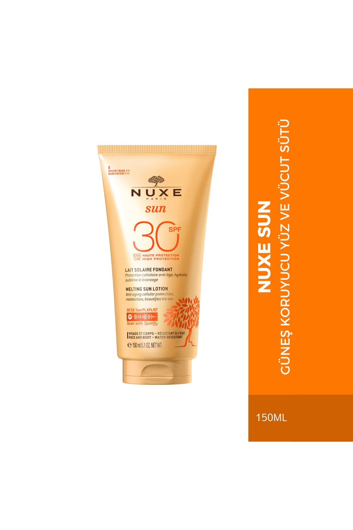 NUXENuxe Sun Güneş Koruyucu Yüz ve Vücut Sütü SPF30 150 ml3264680007002