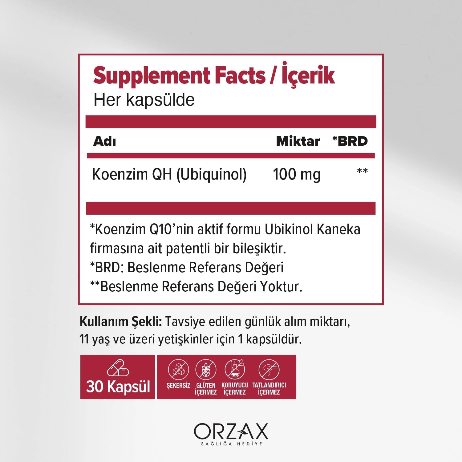 OCEANOcean Koenzim Qh 100mg 30 Kapsül8697595871522