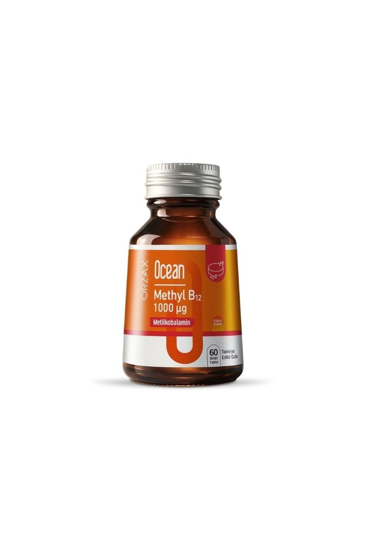 ORZAXOcean Methyl B12 Takviye Edici Gıda 60 Dilaltı Tablet850084388750
