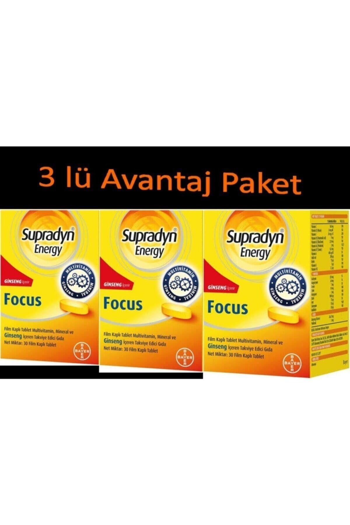 SupradynSupradyn Eenergy Focus 30 Tablet 3 Lü Avantaj Paket86995460941341