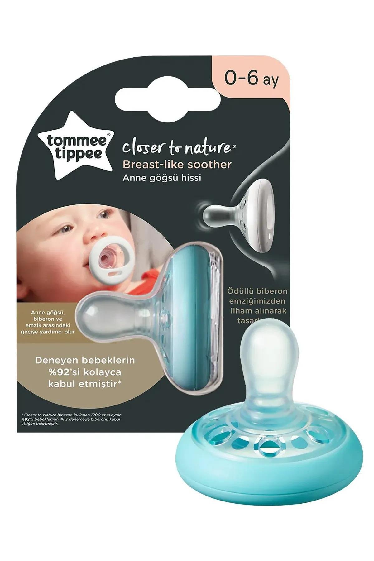 Tommee TippeeTommee Tippee Breastlike Emzik 0-6 Ay Mavi5010415334503