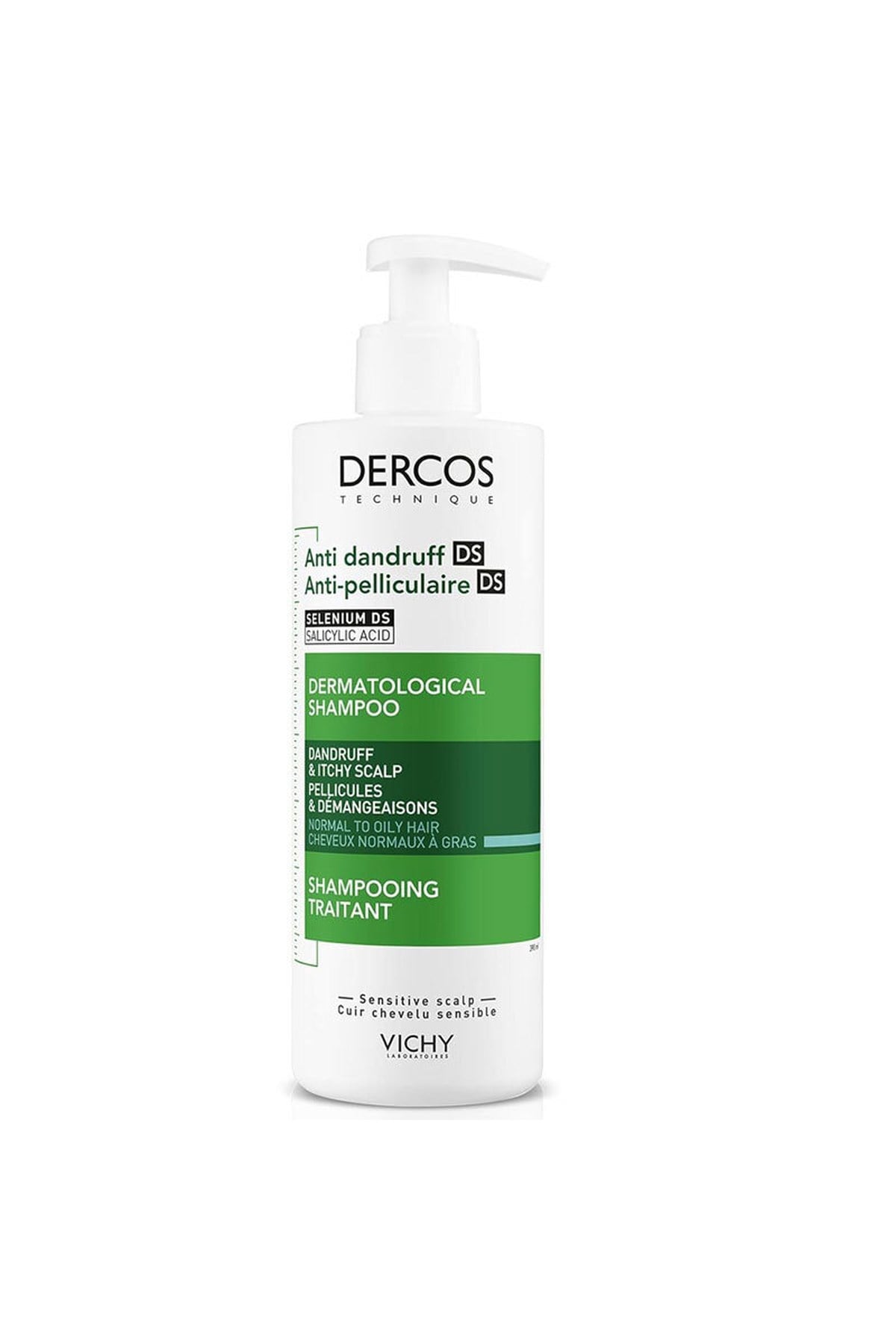 VICHYVichy Dercos Anti Dandruff Kepek Karşıtı Şampuan 390 ml - Normal ve Yağlı Saçlar3337871331290