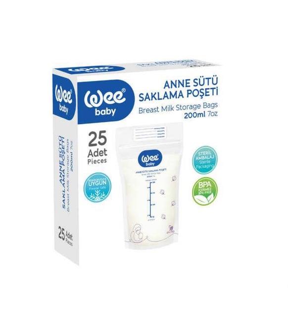 WEE BABYWee Anne Sütü Saklama Poşeti 25'li8690797108892