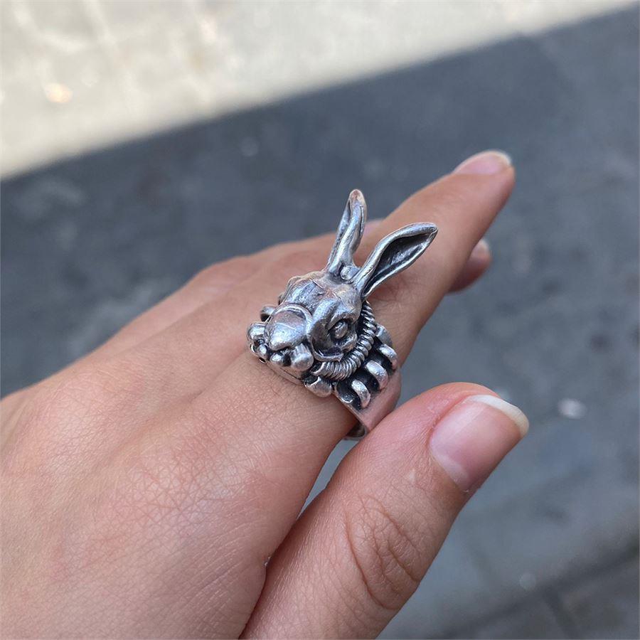 3D Death Rabbit Yüzük