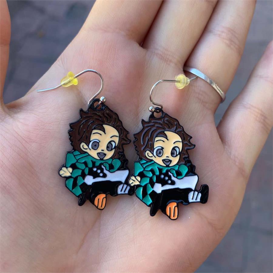 Anime Demon Slayer: Kimetsu No Yaiba Tanjiro Küpe