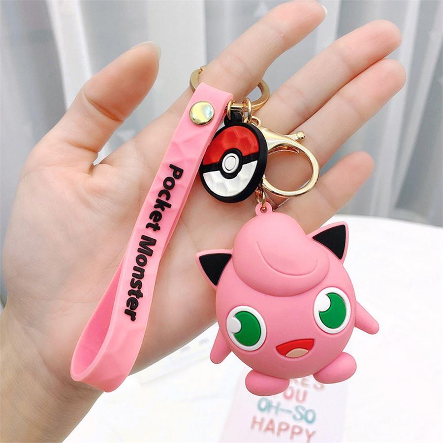 Anime Pokemon - Jigglypuff Silikon Anahtarlık