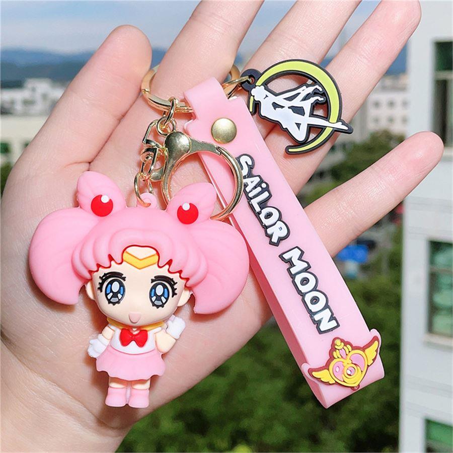 Anime Sailor Moon - Chibimoon Silikon Anahtarlık