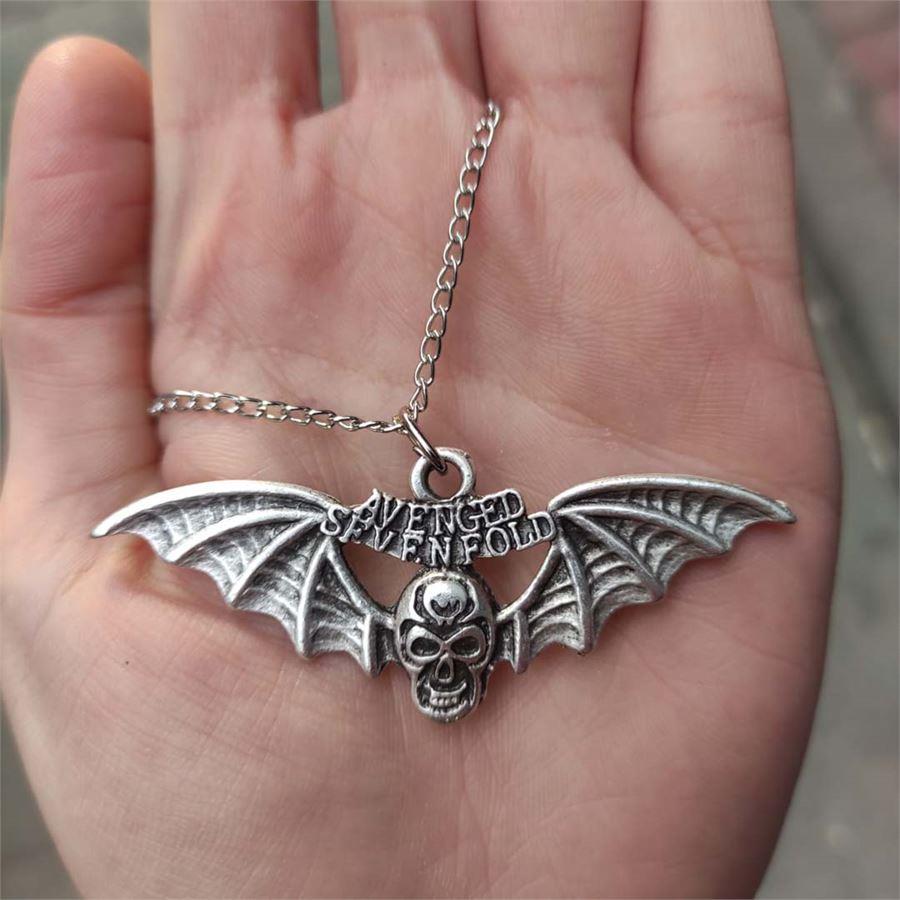 Avenged Sevenfold - Skull And Wings Kolye 