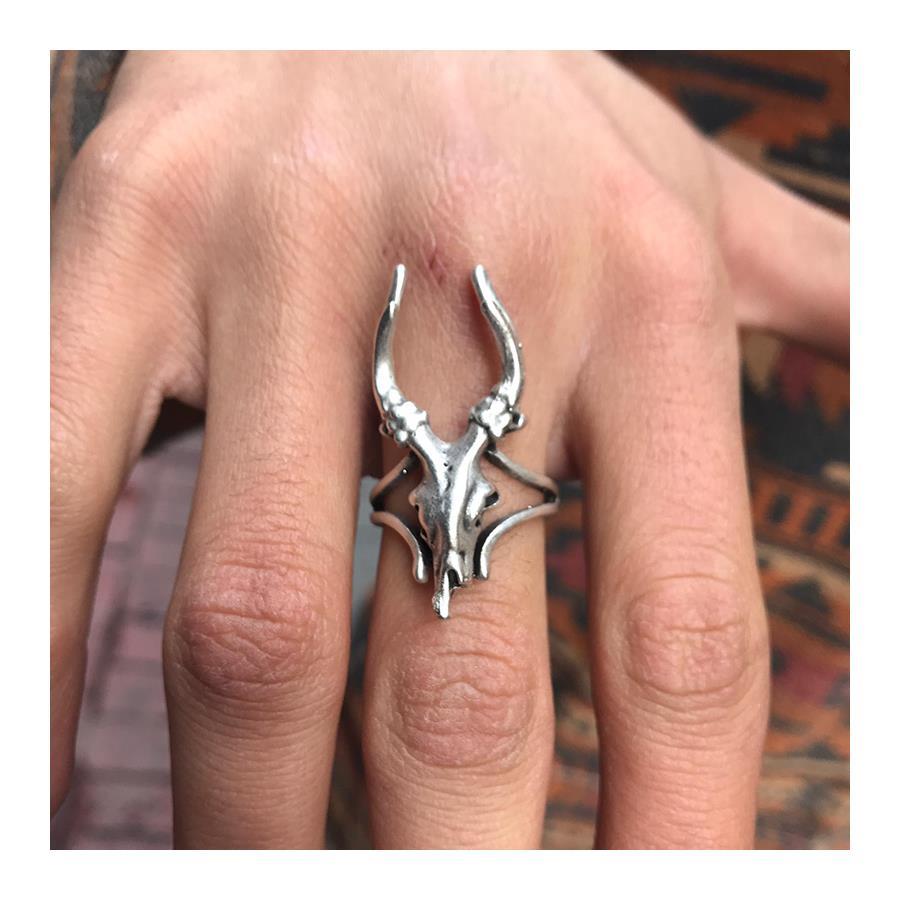 Baphomet Ayarlanabilir Yüzük 