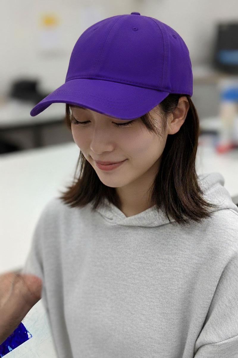 Düz Mor Unisex Şapka