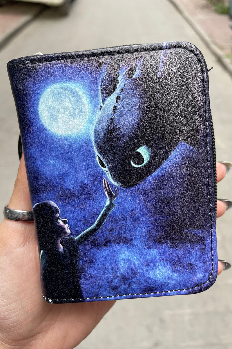 Ejderhanı Nasıl Eğitirsin Hıçkıdık ve Dişsiz Ay Işğında Art Kısa Cüzdan